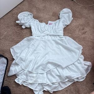 Francesca's Collections White Mini Dress